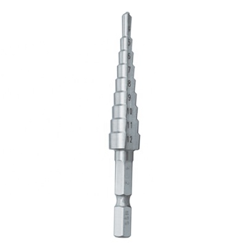 ROKTOOLS 9/16 to 1 inch HSS Step Drill Bit for Metal Hole Cutting