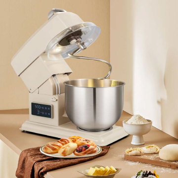 7.5qt خلاط الأطعمة التجارية مع وعاء من الفولاذ المقاوم للصدأ ، والسنانير العجين وضرب الخفاش