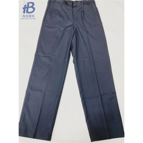 Woven Unisex Elastic Waistband Trousers WOVEN UNISEX SCHOOL WEAR PANTS Factory