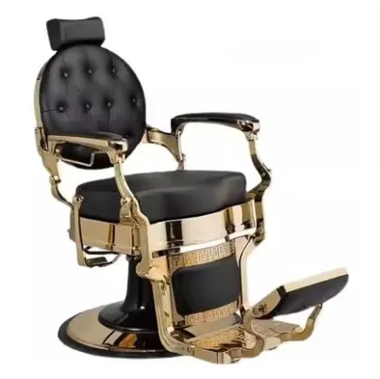 Retro Black Barber Chairs for Salons - Wholesale Hydraulic Barber Chairs