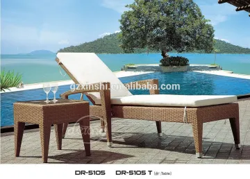 outdoor rattan beach swimming pool lounge chair furniture