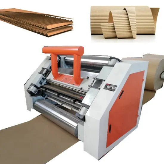China Automatic Single Face Flute Corrugated Cardboard Box Making Machine