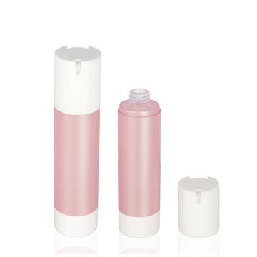 hot selling face cream white pink new airless pump bottle set cosmetic packaging 15ml 30ml