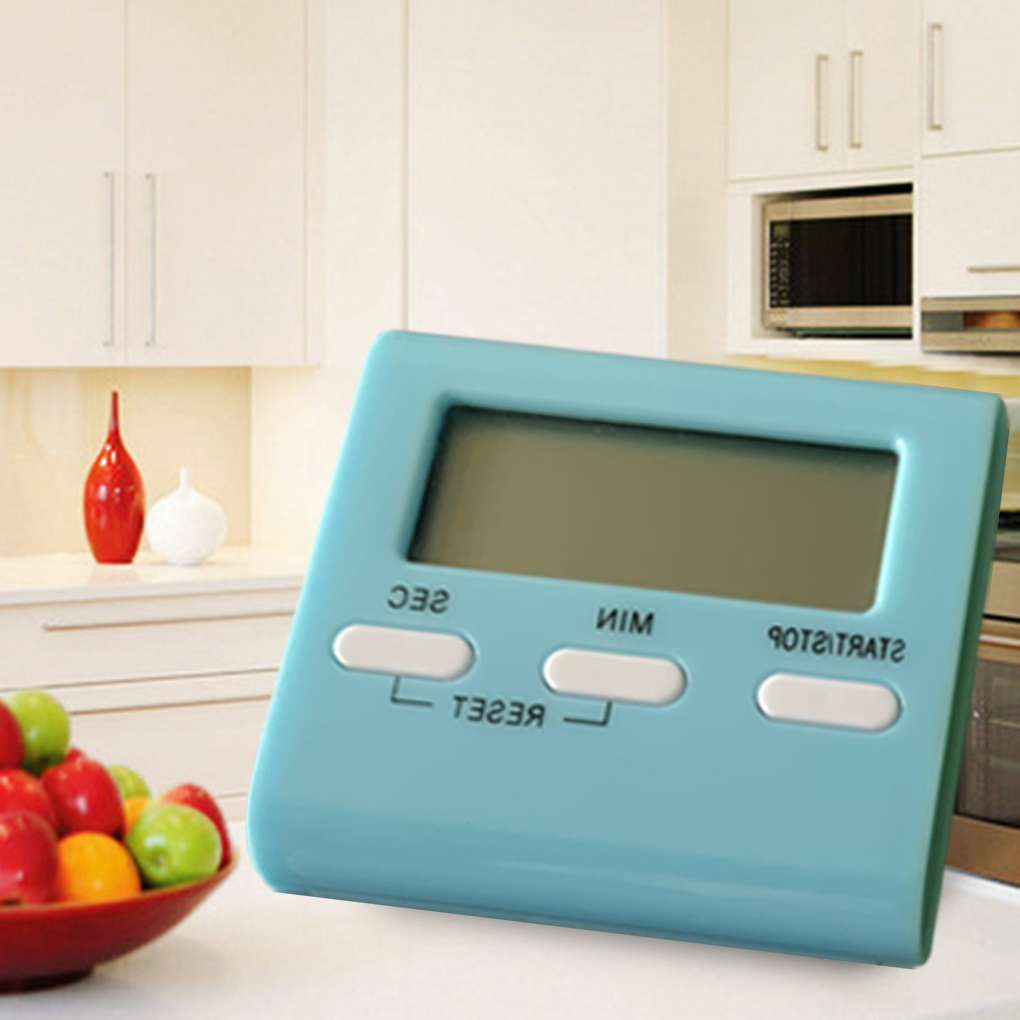 Digital Timer Kitchen Baking Cooking Countdown Timing Device Digital LCD Display Loud Alarm Timer ABS Cooking Timer Kitchen Tool