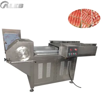 Rapid Prototyping Frozen Meat Slicer: Automatic Machine for Beef, Mutton Flaking and Cutting