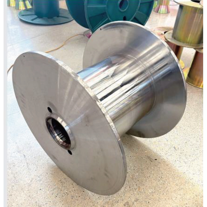 Carretel de cabo de alta velocidade plana