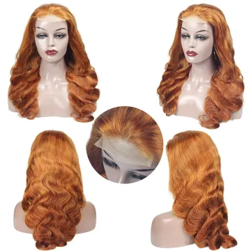 13*4 lace frontal 350 ombre human hair wigs, pre plucked bleached knots human hair wig, ombre human hair wig 30 inches