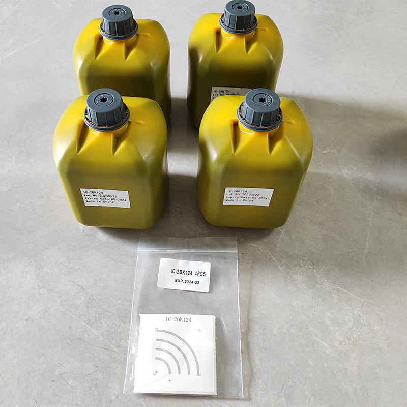 Domino IC-2BK124 Tinta con chip RFID para Ax150i AX350I AX550I CIJ Ink Jet Printer