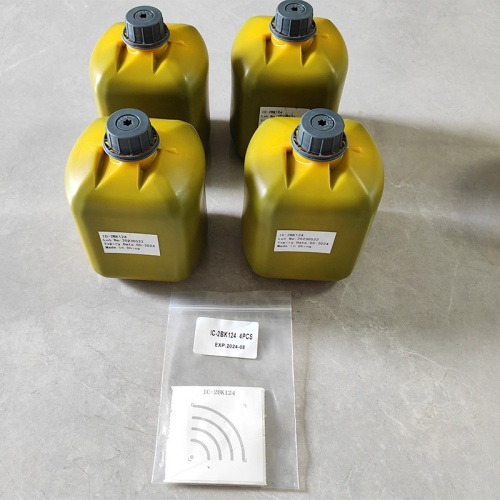 Domino IC-2BK124 Tinta con chip RFID para Ax150i AX350I AX550I CIJ Ink Jet Printer