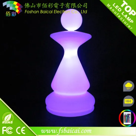 Engraved high-grade RGB 24 color changable LED chess set