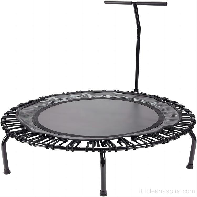 Fitness mini trampolino pieghevole con manico regolabile