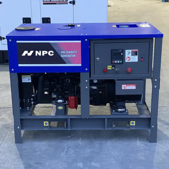 Powerful 25,000 Watts NPC Four-Cylinder Yamaha Engine Diesel Generator for School: 50/60Hz Open Frame Design