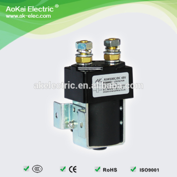 ASW100 120VDC 100A Use For Electirc Vehicles And Engineering Machinery AOKAI DC Contactor
