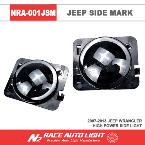 Lifetime Warranty Plus& Play JK LED Side Marker Lamp IP68 Super White or Amber for Jeep Wrangler 07-13