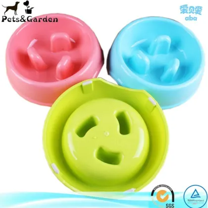 Factory price Pet Products Plastic Pet slow Bowls Feeders