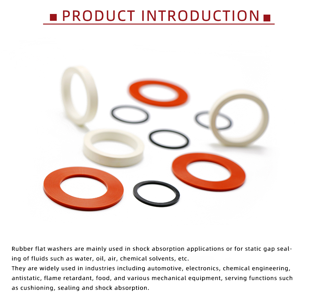 High Temperature Silicone Flat Washer x