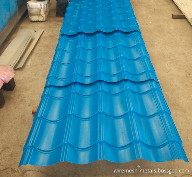 color corrugated steel sheet