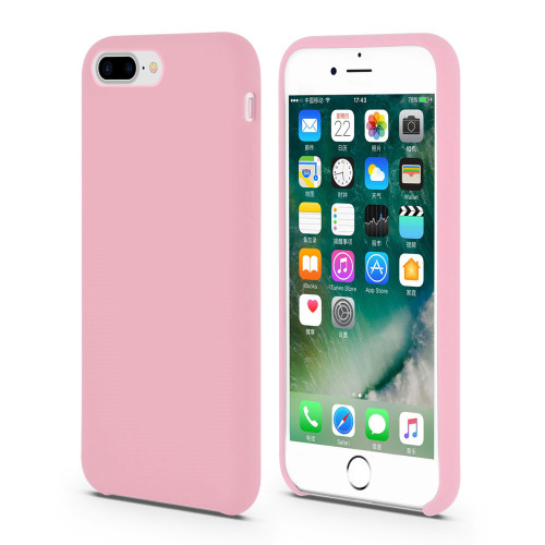Girlish Pink Liquid Silicone Rubber iPhone8 Case