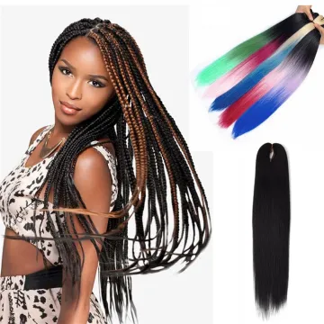 26inch 20inch Easy Braids Prestretched EZ Braiding Hair Hot Water Setting Yaki Straight Soft Jumbo Braid Synthetic Hair