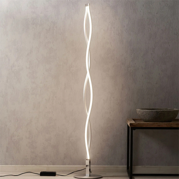 Modern Luxury LED Floor Lamp - Nordic Designer Gold and Black Arc Light Stand