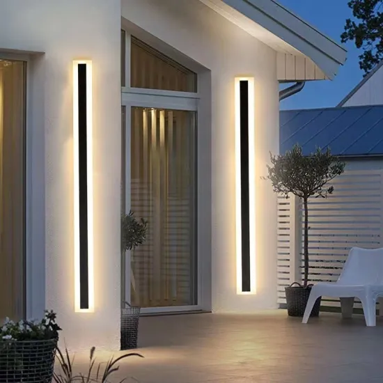 Modern IP65 LED Waterproof Outdoor Black Wall Sconces