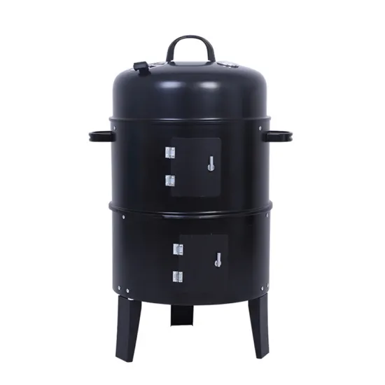 Professional Multifunctional 3-Layer Heavy Duty Commercial Charcoal Smoker BBQ Grill Stove for Outdoor Cooking, Camping, and Argentina Kitchen