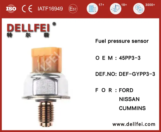 Common Rail Diesel Fuel Pressure Sensor 45PP3-3 for FORD,NISSAN,CUMMINS