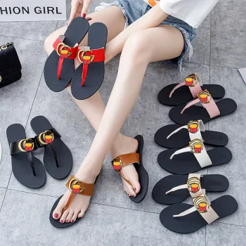Luxury Fashion Design Flats - Lightweight Leather Slippers for Women
