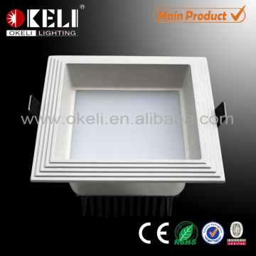 Supermarkets CE blister daylight led downlight globes