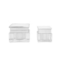 5g Luxury plastic square cosmetic container cream jar