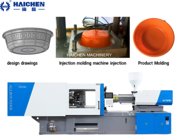 Newest Design 410 Ton HCK Plastic Wash Basin Injection Molding Machine