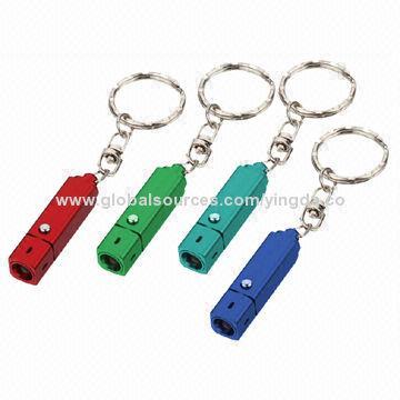 Mini Bright Flashlight with Keychain, Small, Promotion
