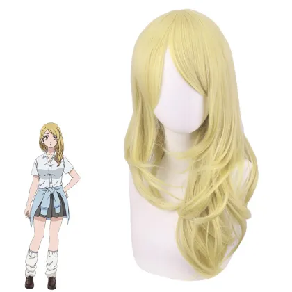 65cm Long Body Wave Blonde Wig for Emma Sano Cosplay from Tokyo Revengers