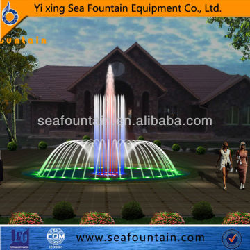 easy and simple install led light water fountains