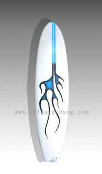 blue fire design EPS fiberglass fun surfboard