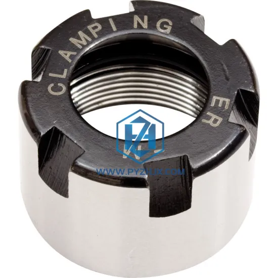 ER Series M Type Collet Nuts: ER8M, ER11M, ER16M, ER20M, ER25M Clamping Nuts