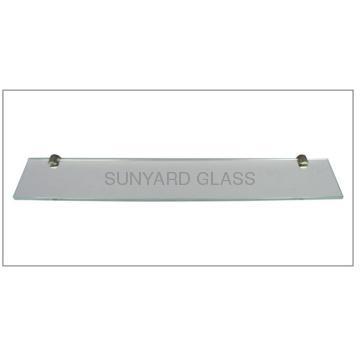 Super-white tempered glass shelf(Matt.)