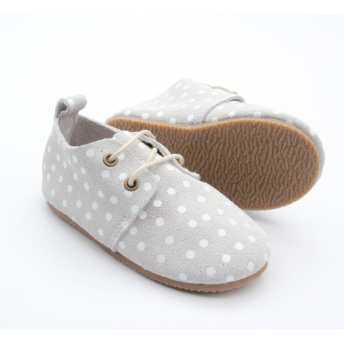 Scarpe Oxford per bambini Sneaker in pelle e gomma