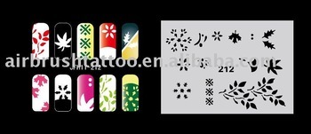 new airbrush nail stencils