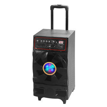 USB battery speaker with trolley