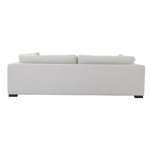 Modernes stilvolles weißes Gewebe-Sofa-Design