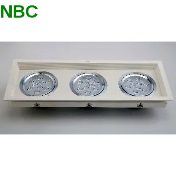 3 head 9W*3 LED Grille Light, High Power, Aluminum,