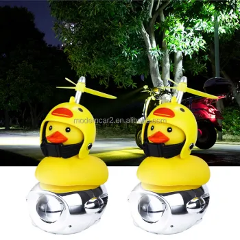 30W CANBUS Motorcycle Headlight Spot Light Yellow Duck High Low Beam Bulb Auxiliary Fog Lamp