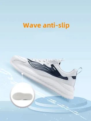 Double Net Sports Round Head Breathable Non-Slip Air Cushion Running Shoes