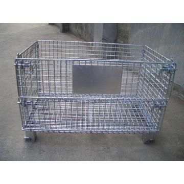 Rak Penyimpanan Wadah Wire Mesh Lipat