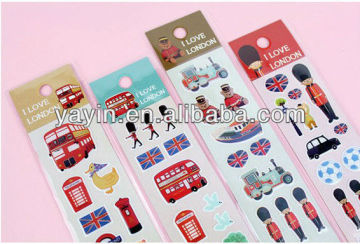 cartoon epoxy sticker