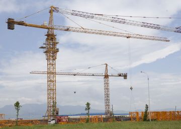 55m Length 1 Ton Tip Load Tower Crane