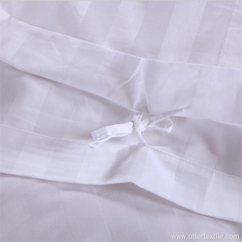 Professional Hotel Design Cotton Stripe Bed Sheet