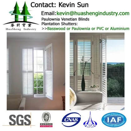 PVC Platation Shutters Components Supplier China