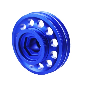 Light Weight Aluminum Crankshaft Crank Pulley for 96-00 Civic D16 SOHC